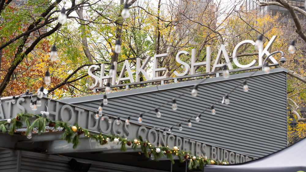 Outside a Shake Shack restaurant