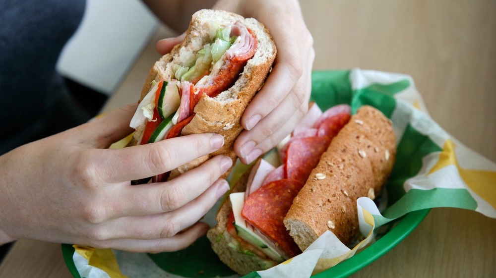 Subway Italian BMT sandwich