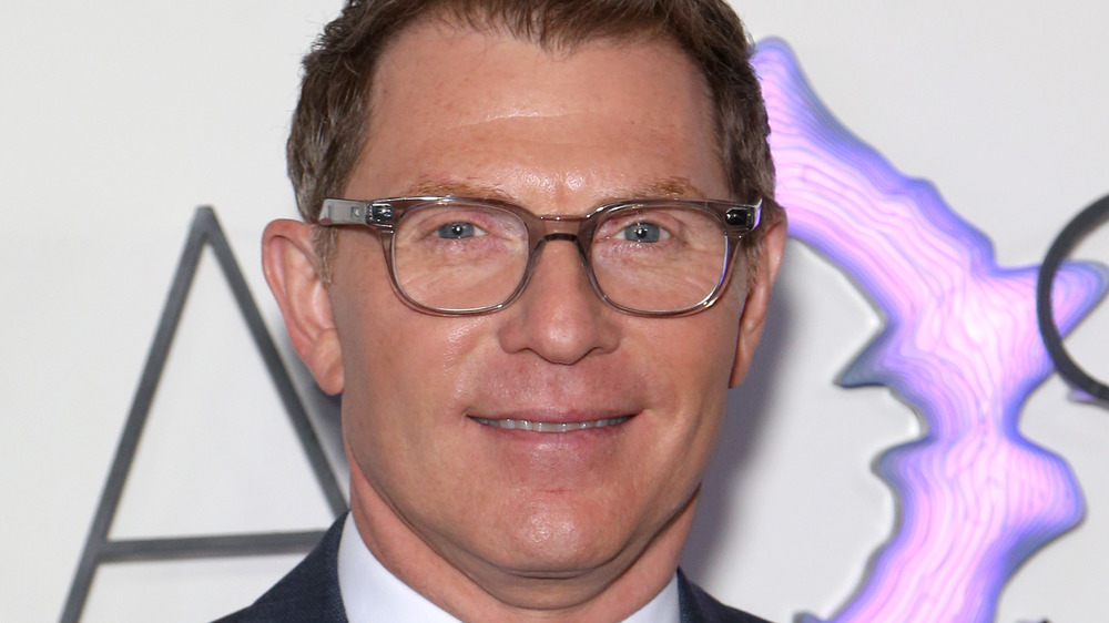 A close-up of celebrity chef Bobby Flay