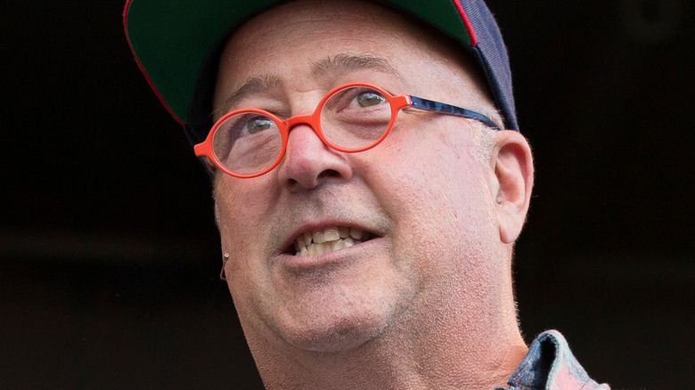 Andrew Zimmern talking