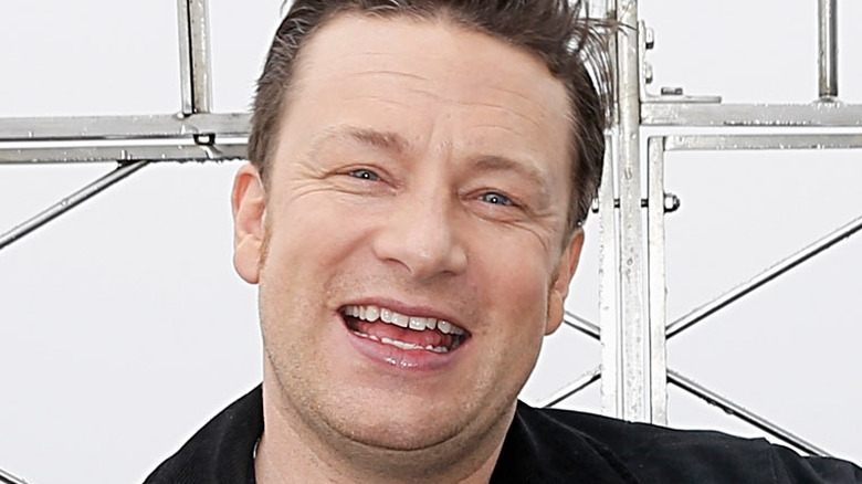 Jamie Oliver smiling brightly
