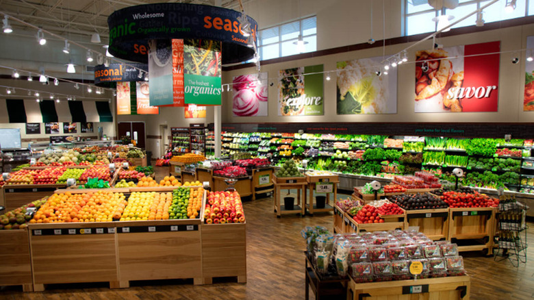 Interior of The Fresh Market produce section