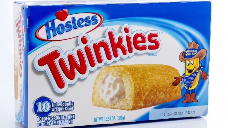 box of Hostess Twinkies