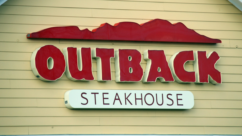 Outback Steakhouse storefront and sign