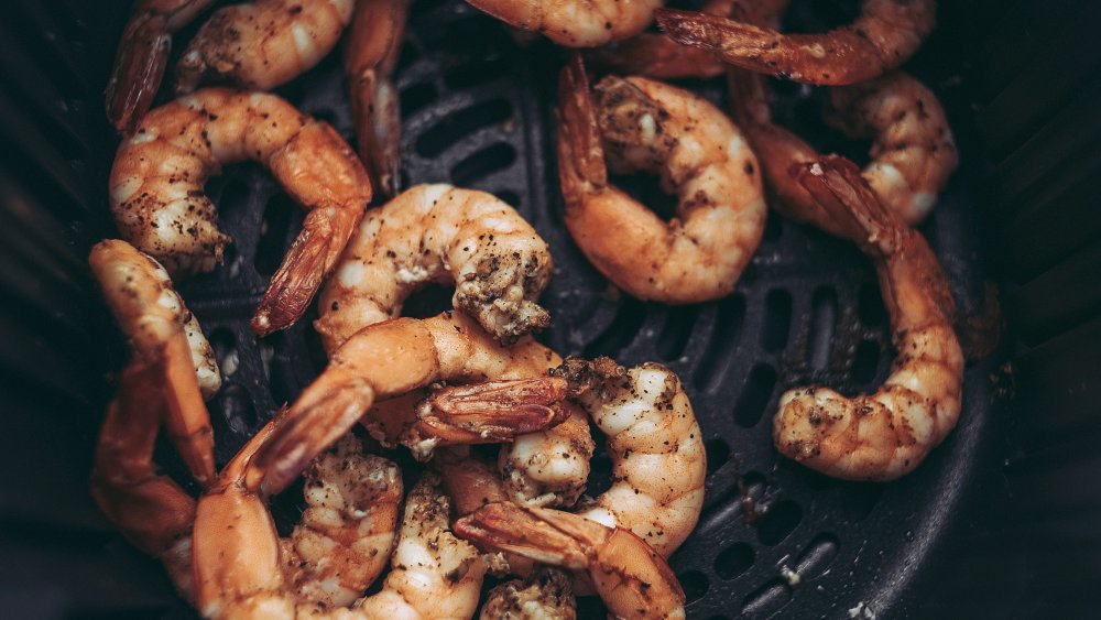 Shrimp in an air fryer