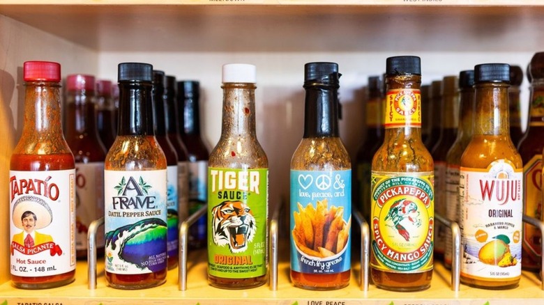 California Tortilla's assorted hot sauces 