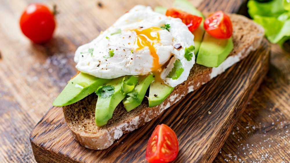 Poached egg on avocado toast 