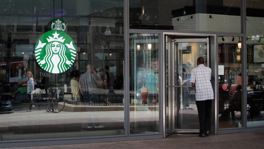 Starbucks storefront