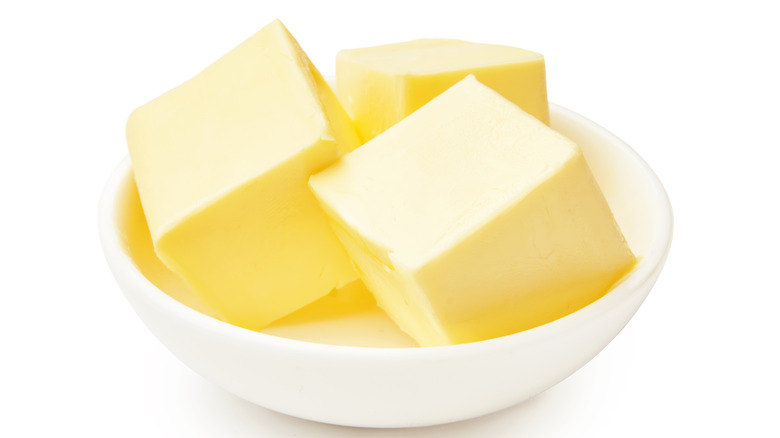 Butter in a bowl