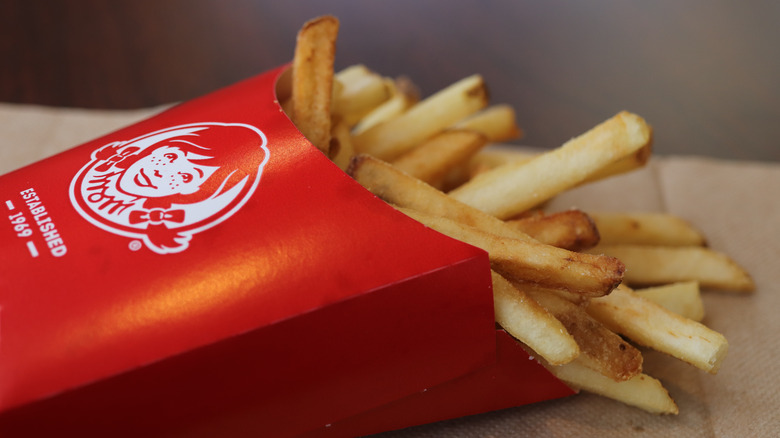 Close up of Wendy's French fries