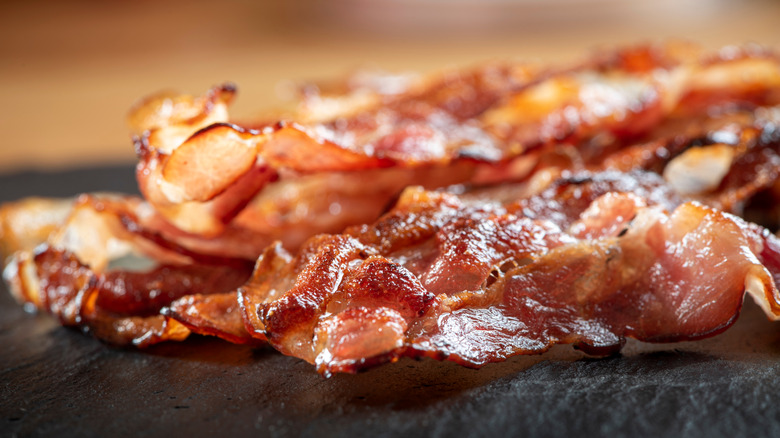 Crispy bacon strips