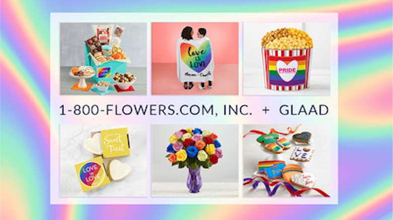 Promo photo of 1-800 Flowers' Pride Collection