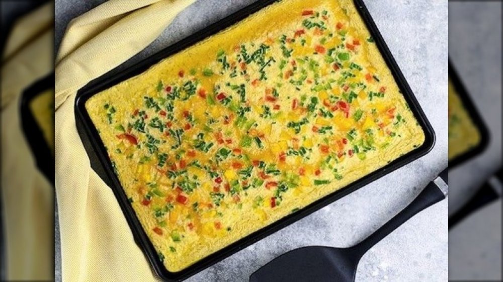 pan scrambled eggs 