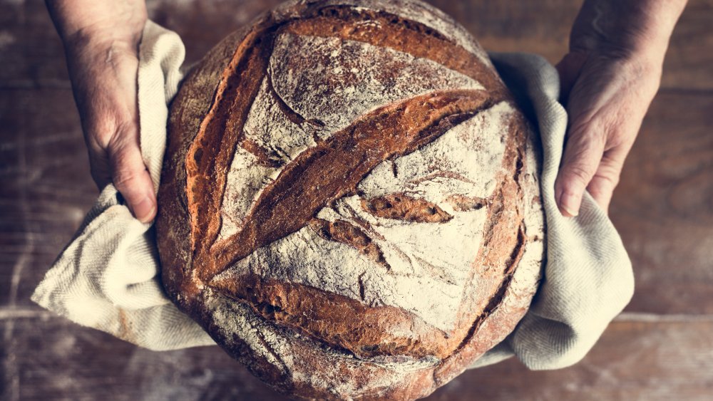 Beautiful sourdough bread.