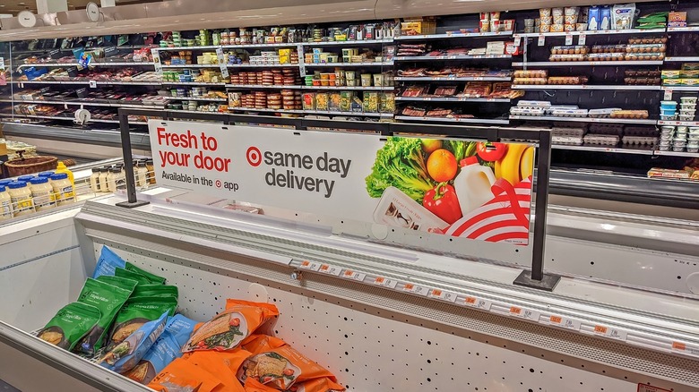 target food aisle freezer section