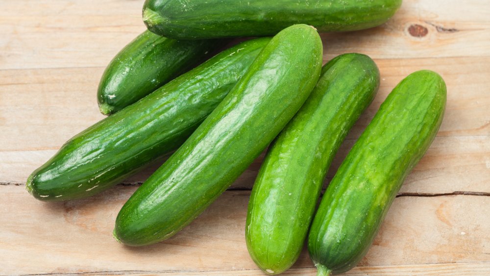 Here's The Difference Between Persian Cucumbers And English Cucumbers