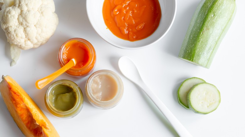 vegetables pureed with food processor