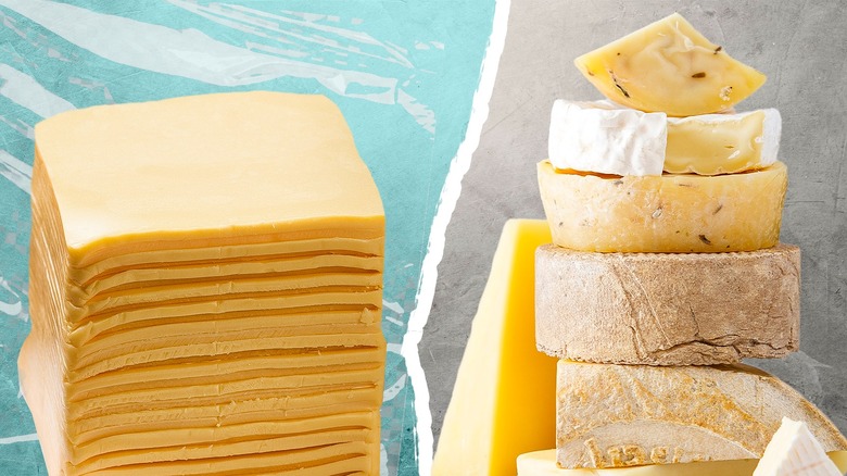 Kraft processed cheese slices