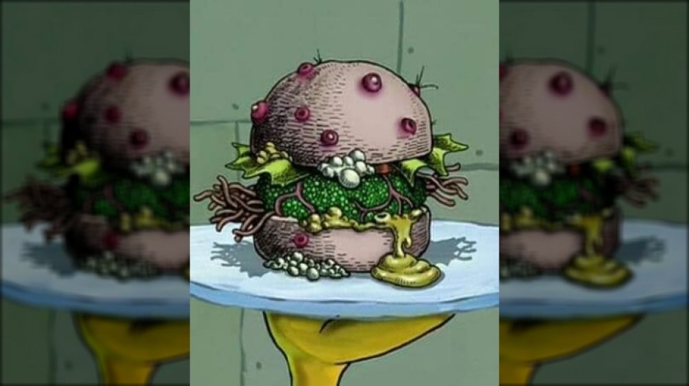 The Nasty Patty from television show SpongeBob SquarePants