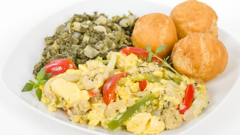 Jamaican ackee and saltfish