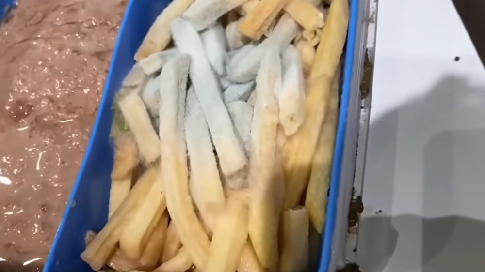 Year-old McDonald's fries and milkshake