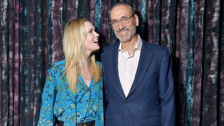 Stephanie March with her husband