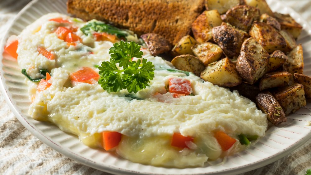 Egg white omelet 