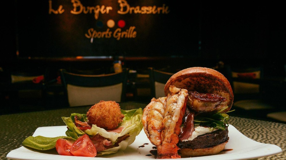 The 777 Burger at Burger Brasserie