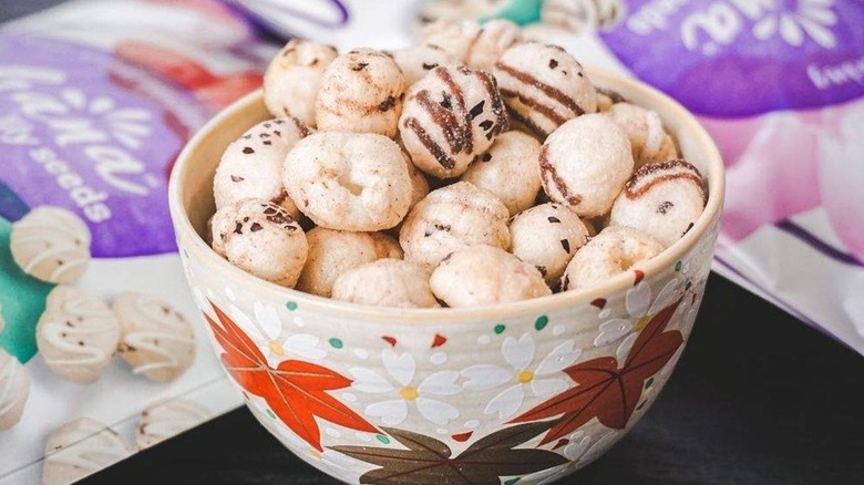 bowl of bohana water lily seeds