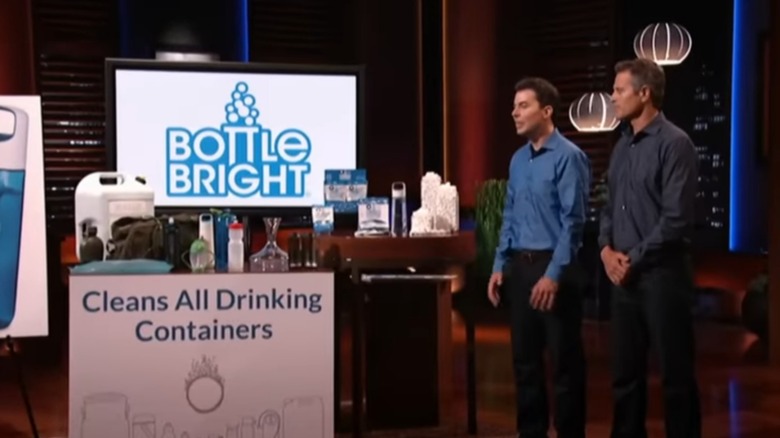 Seth Friedman and Justin Koehneke on Shark Tank stage