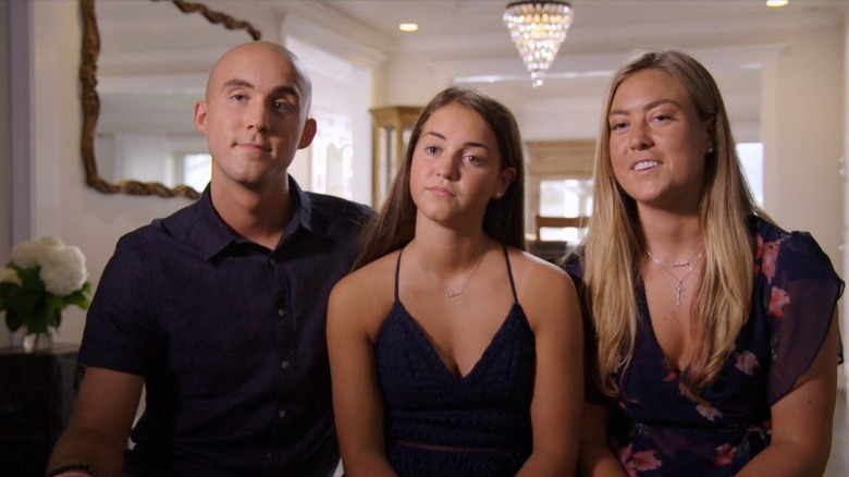 Christian, Kaley, and Keira Young talking