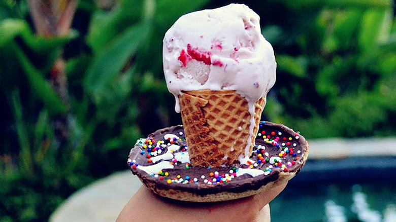 Drip Drop on ice cream cone