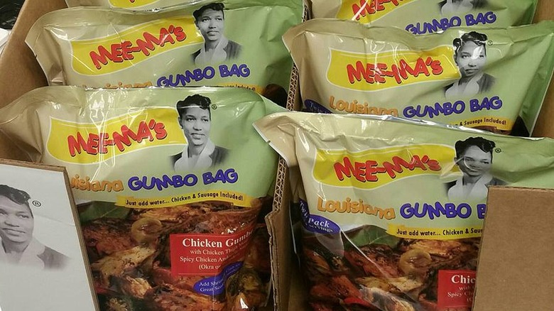 Bags of Mee-Ma's ready-made gumbo