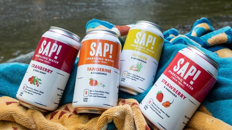 Four cans of Sap! Maple