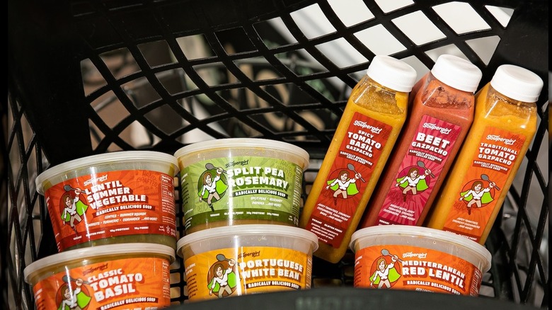 Soupergirl products in a cart  