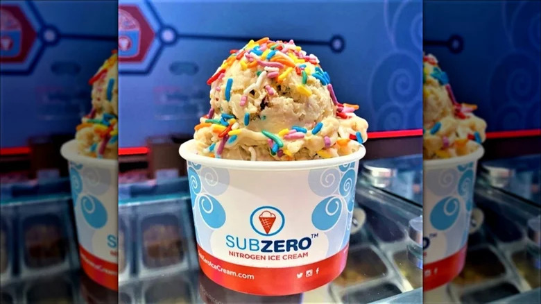 Ice cream with sprinkles
