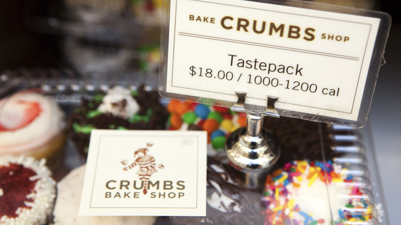Crumbs cupcake display 