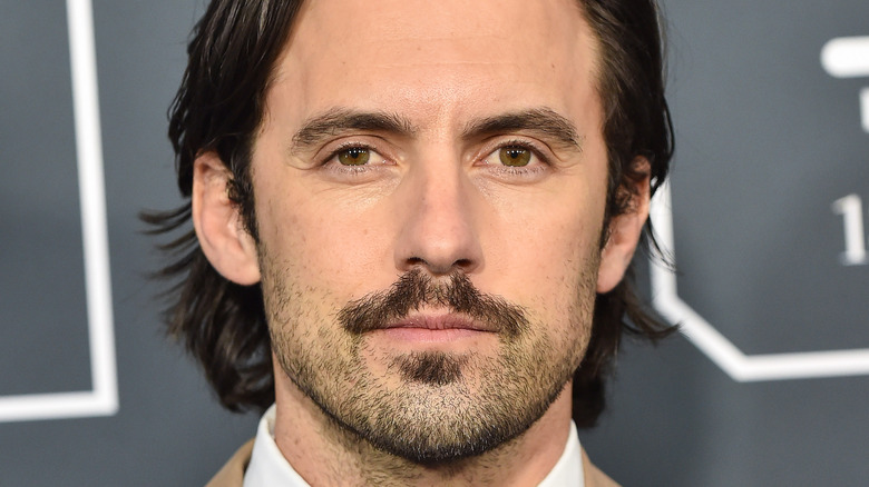 Milo Ventimiglia wearing bowtie