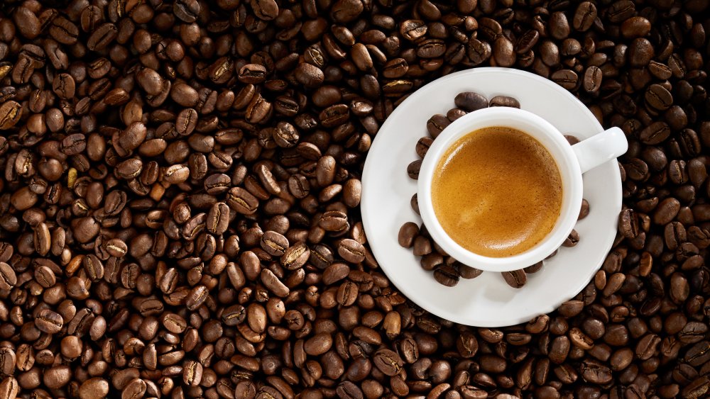 espresso, coffee beans