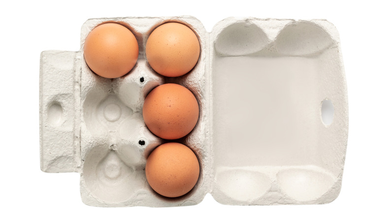 eggs in a carton