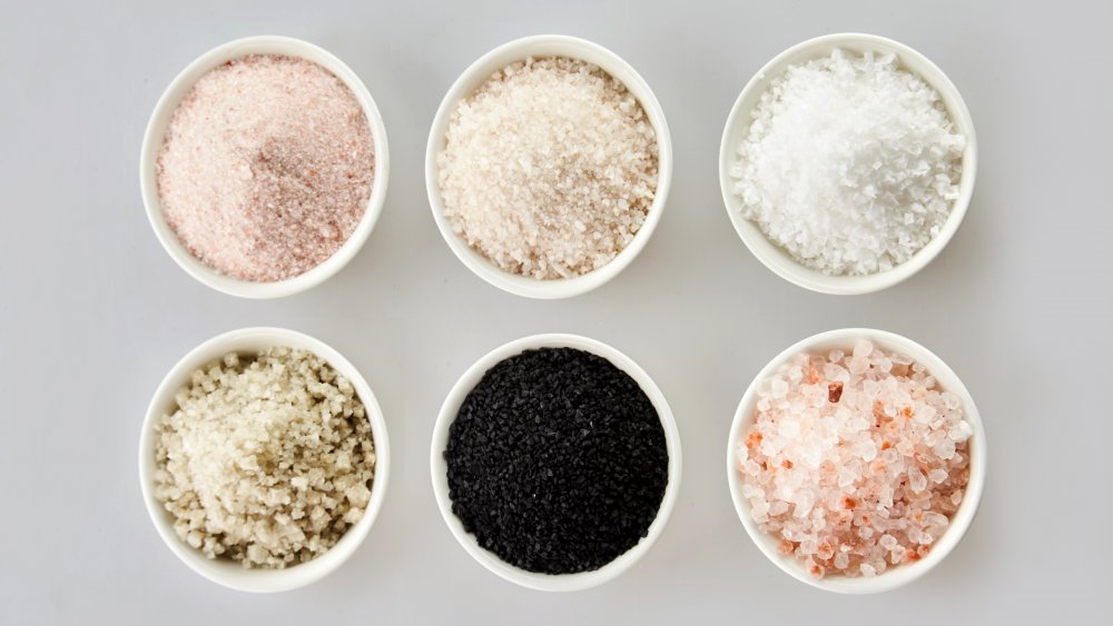 Pink salt, Black salt, and Fleur de sol