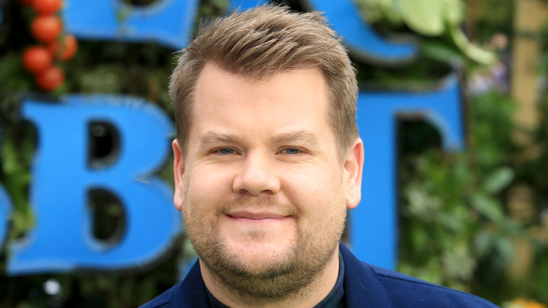 James Corden at movie premiere