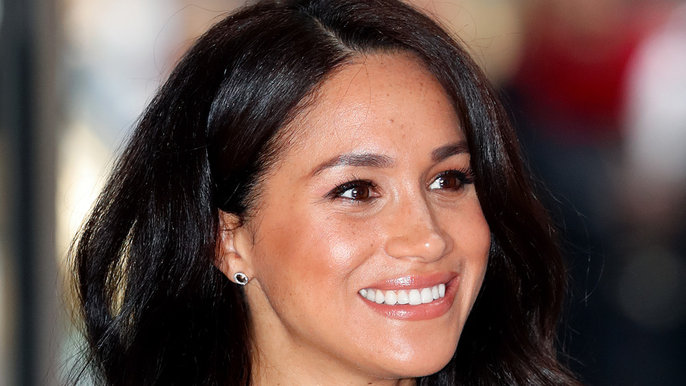 Meghan Markle smiling big