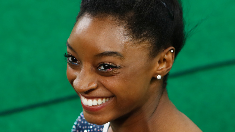 Simone Biles smiling