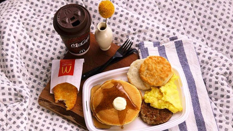 McDonald's Breakfast with Coffee