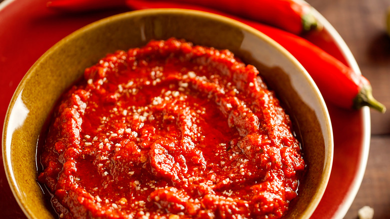 harissa in a bowl