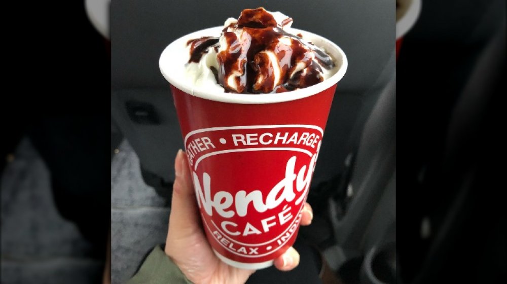 Bailey's coffee at a Wendy's outlet in Georgia