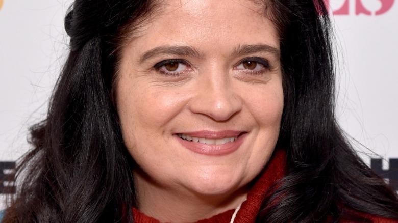 Alex Guarnaschelli red sweater