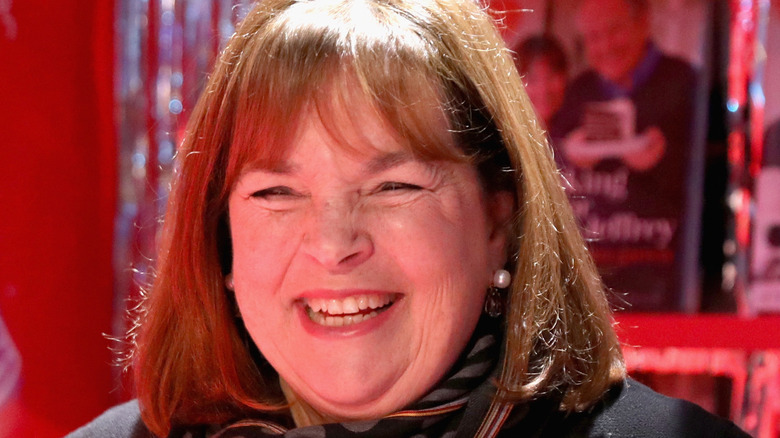 Closeup photo of Ina Garten smiling