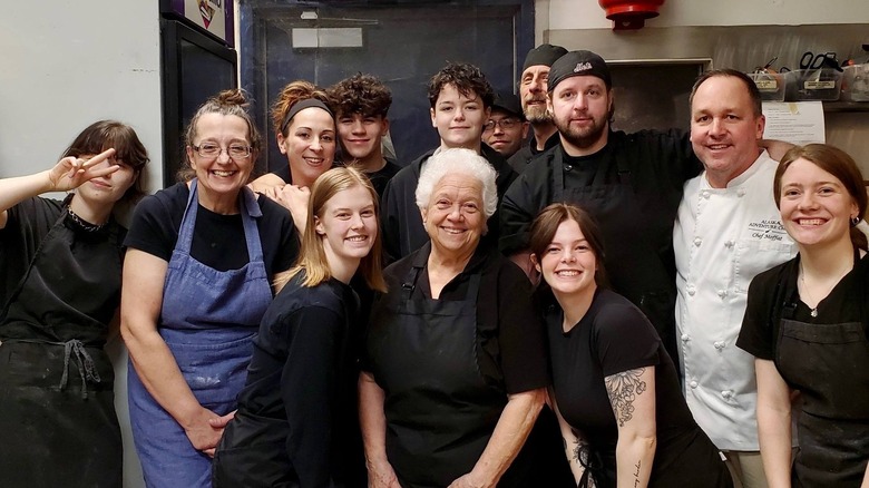 The staff at Nonna's Osteria